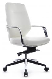Кресло Alonzo-M В1711 Белый (6207) натуральная кожа 68*68*102-108