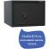 Сейф BRABIX "КМ-310", 310х430х375 мм, 20 кг, ключевой замок + полка, крепление к стене, 291166