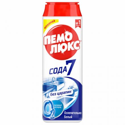 Чистящее средство 480 г, ПЕМОЛЮКС Сода-5/7 Экстра, "Ослепительно Белый", порошок, 2415956 Чистящее средство 480 г, ПЕМОЛЮКС Сода-5/7 Экстра, "Ослепительно Белый", порошок, 2415956