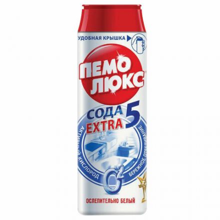 Чистящее средство 480 г, ПЕМОЛЮКС Сода-5/7 Экстра, "Ослепительно Белый", порошок, 2415956 Чистящее средство 480 г, ПЕМОЛЮКС Сода-5/7 Экстра, "Ослепительно Белый", порошок, 2415956