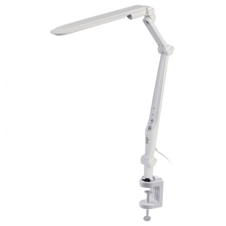 Светильник настольный ЭРА NLED-496-12W-W светодиодный на струбцине, белый