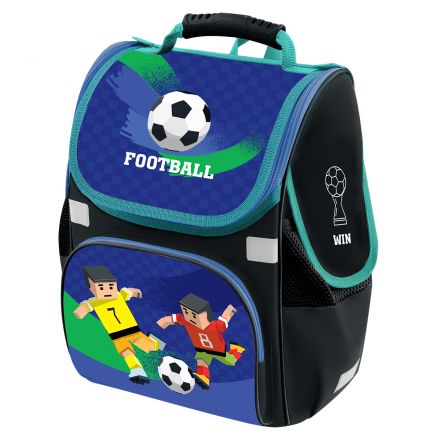 Ранец Först Junior "Football" 37*28*21см, 1 отделение, 3 кармана, анатомическая спинка