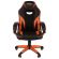 Кресло компьютерное BRABIX "Accent GM-161", TW/экокожа, черное/оранжевое, 532577, 7083505