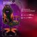 Кресло компьютерное BRABIX "Accent GM-161", TW/экокожа, черное/оранжевое, 532577, 7083505