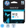 Картридж струйный HP 912 3YL77AE голубой для OfficeJet 801x/802x
