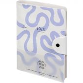 Ежедневник датированный 2025 IF 14х20см 160л.на спирали. Twist I1548/white