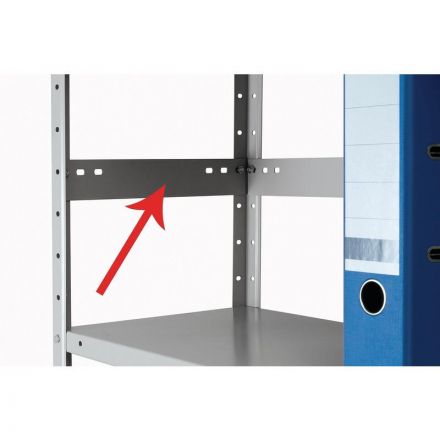 Планка-ограничитель Практик MS-60 для стеллажа (600x0.7x57 мм) Планка-ограничитель Практик MS-60 для стеллажа (600x0.7x57 мм)