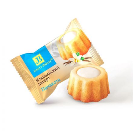 Пирожное Janets Bekery итальянский,панакота,Славянка, 500г Пирожное Janets Bekery итальянский,панакота,Славянка, 500г