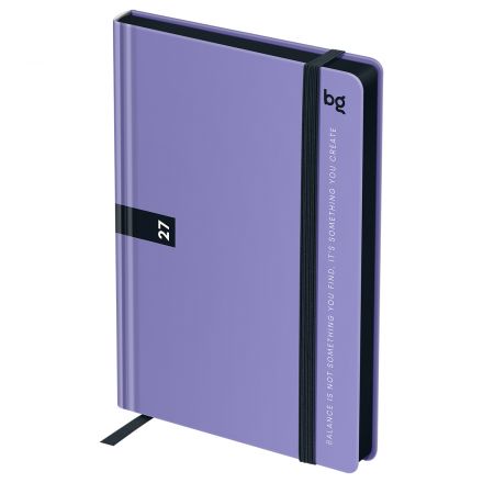 Ежедневник датированный 2027г, А6, 176л., 7БЦ BG"Monochrome. Mauve", лиловый, soft touch Ежедневник датированный 2027г, А6, 176л., 7БЦ BG"Monochrome. Mauve", лиловый, soft touch
