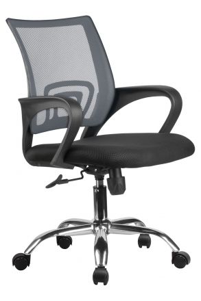 Кресло RCH 8085JE Серая сетка/Хром крестовина Кресло RCH 8085JE Серая сетка/Хром крестовина