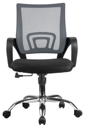 Кресло RCH 8085JE Серая сетка/Хром крестовина Кресло RCH 8085JE Серая сетка/Хром крестовина