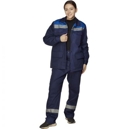 Костюм рабочий летний л05-КБР жен син/вас (р.52-54) 158-164 (Арсенал-СП)