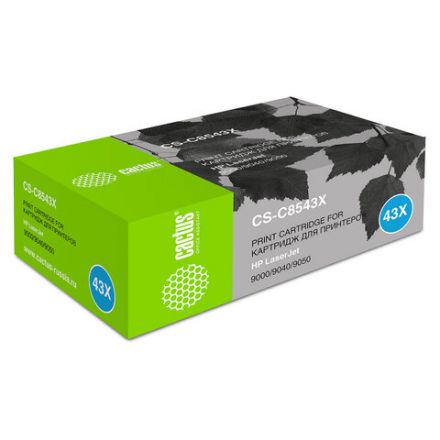 Картридж лазерный CACTUS (CS-C8543X) для HP LaserJet 9000/9040/9050, ресурс 30000 стр. Картридж лазерный CACTUS (CS-C8543X) для HP LaserJet 9000/9040/9050, ресурс 30000 стр.