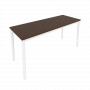 Slim Стол письменный на металлокаркасе С.СП-6.1 Венге/Белый металл 1580*600*750