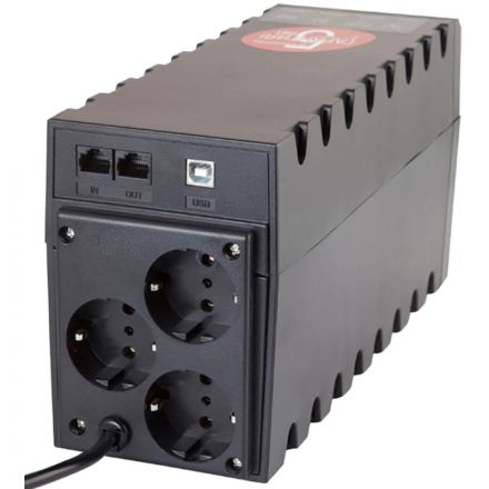 ИБП Powercom Raptor RPT-800AP EURO, лин-инт., 800ВА/480Вт, 3 EURO, USB ИБП Powercom Raptor RPT-800AP EURO, лин-инт., 800ВА/480Вт, 3 EURO, USB