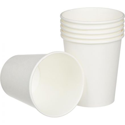 Стакан одноразовый Huhtamaki бумажный белый 200 мл 50 штук в упаковке