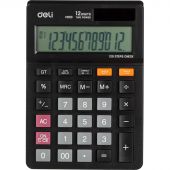 Калькулятор настольный КОМПАКТНЫЙ Deli Touch EM01320 черный 12-разрядный