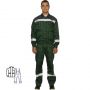 Костюм рабочий летний муж. л20-КПК зелен/сер (р.48-50) 170-176