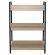 Стеллаж на металлокаркасе BRABIX "LOFT SH-002", 600х350х845 мм, цвет дуб натуральный, 641233