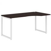 Стол эргономичный XQCET 169(R) Легно темный/Белый 1600х900х750