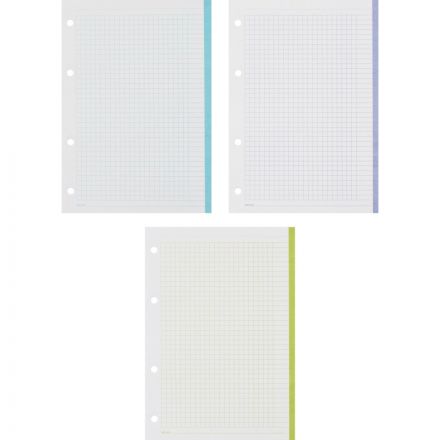 Сменный блок для тетрадей на кольцах, BeSmart А5 120л клетка Цветной N001d Сменный блок для тетрадей на кольцах, BeSmart А5 120л клетка Цветной N001d