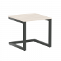 Home Office Стол журнальный VR.SP-2-58.G Денвер светлый/Антрацит металл 580*600*550