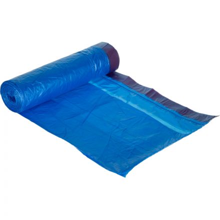 Мешки для мусора ПНД 30л 25мкм 20шт/рул синие 50x60см Luscan с завязками