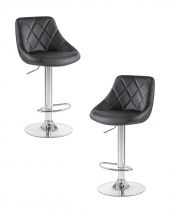Набор 2 шт Стул барный DOBRIN LOGAN, чёрный Набор 2 шт Стул барный DOBRIN LOGAN, чёрный