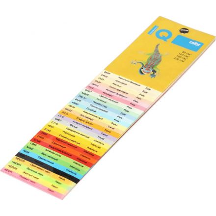 Бумага цветная IQ COLOR (А4,80г,BE66-ванильно-бежевый) пачка 500л.