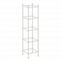 Loft Угловой проходной модуль VR.L-SL.UPK-4.4.4 Белый металл 446*446*1869