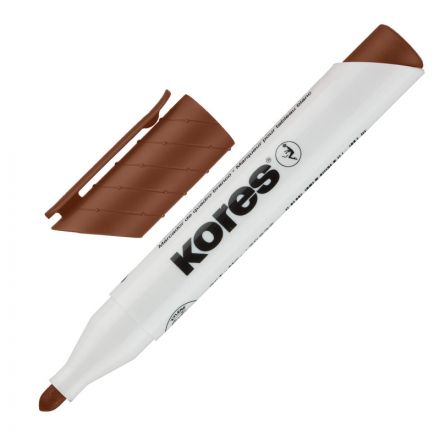 Набор маркеров для досок Kores 6 цветов (толщина линии 3 мм)