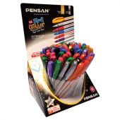 Ручка гелевая PENSAN "Glitter Gel", АССОРТИ, чернила с блестками, узел 1 мм, линия письма 0,5 мм, дисплей, 2280/S60 Ручка гелевая PENSAN "Glitter Gel", АССОРТИ, чернила с блестками, узел 1 мм, линия письма 0,5 мм, дисплей, 2280/S60