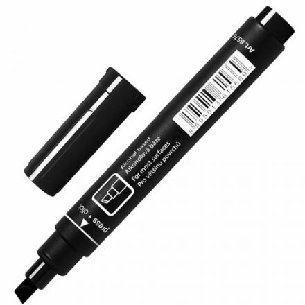 Маркер перманентный CENTROPEN 8576, ЧЕРНЫЙ, скошенный наконечник, 1-4,6 мм, 5 8576 0112 Маркер перманентный CENTROPEN 8576, ЧЕРНЫЙ, скошенный наконечник, 1-4,6 мм, 5 8576 0112