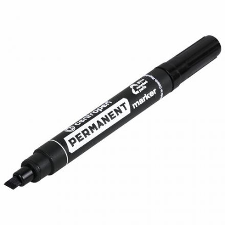 Маркер перманентный CENTROPEN 8576, ЧЕРНЫЙ, скошенный наконечник, 1-4,6 мм, 5 8576 0112 Маркер перманентный CENTROPEN 8576, ЧЕРНЫЙ, скошенный наконечник, 1-4,6 мм, 5 8576 0112