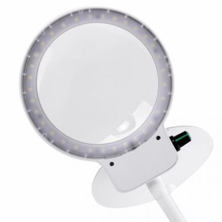 Лупа настольная с LED-ПОДСВЕТКОЙ, диаметр 110 мм, увеличение 3, корпус белый, BRAUBERG, 455930 Лупа настольная с LED-ПОДСВЕТКОЙ, диаметр 110 мм, увеличение 3, корпус белый, BRAUBERG, 455930