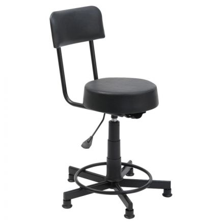 Кресло кассира FA_кассира КС-2 каркас черный, к/з черный (PV) Кресло кассира FA_кассира КС-2 каркас черный, к/з черный (PV)