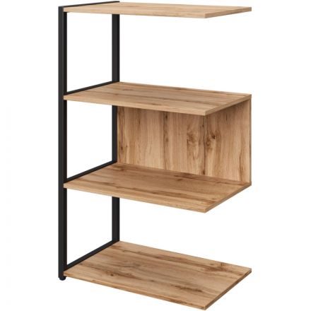 Полустеллаж для документов K-Loft 241H021 645х400х1068 дуб натур/черный Полустеллаж для документов K-Loft 241H021 645х400х1068 дуб натур/черный