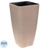 Кашпо с эффектом камня/бетона Sandstone, 29,5х57см, белый, 72-9620