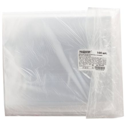 Обложка ПЭ для тетрадей и дневников, ПЛОТНАЯ, 90 мкм, 210х350 мм, прозрачная, ПИФАГОР, 227423