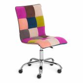 Кресло Tetchair ZERO, (спектр) ткань, флок, цветной