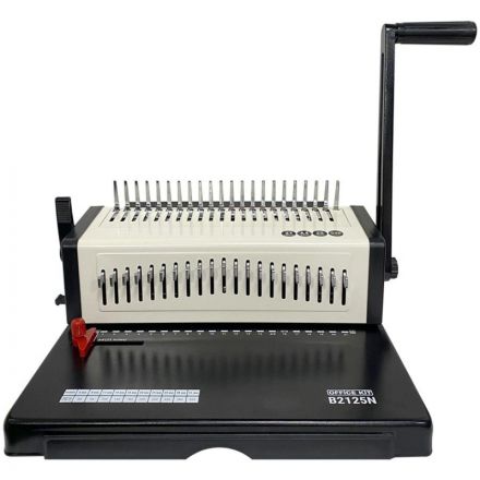 Брошюровщик Office Kit B2125N, А4, 25л./500л., пл. пруж