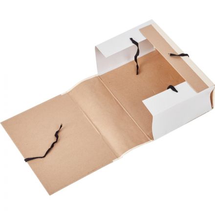 Папка архивная крафт/коленкор ATTACHE 12см 4 завязки Папка архивная крафт/коленкор ATTACHE 12см 4 завязки