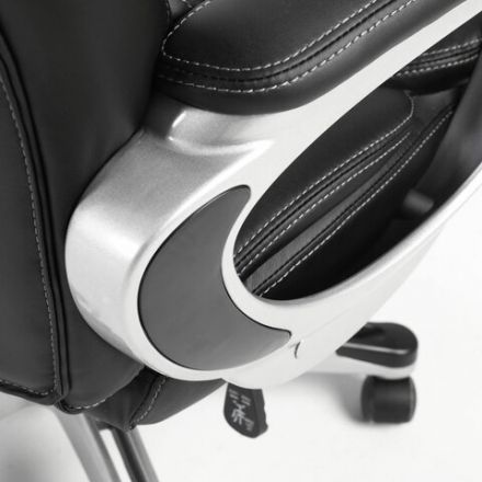 Кресло офисное BRABIX PREMIUM "Rest EX-555", пружинный блок, экокожа, черное, 531938 Кресло офисное BRABIX PREMIUM "Rest EX-555", пружинный блок, экокожа, черное, 531938