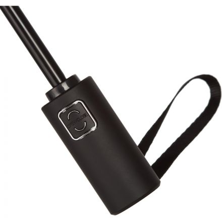 Зонт женский, полный автомат, черный с кантом, HD-U07 Зонт женский, полный автомат, черный с кантом, HD-U07