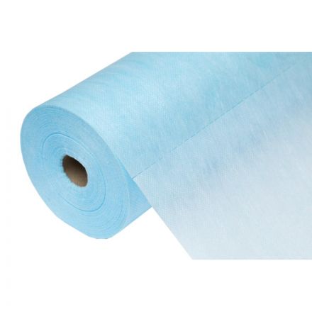 Простыня в рулоне 70х200, голубой спанбонд, Выбор, 12282  100шт/рул
