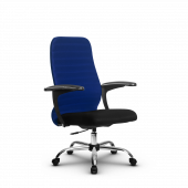 Кресло Метта SU-CM-10P синее/черное Ch