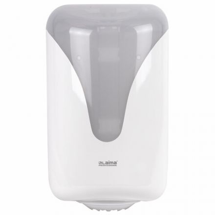 Диспенсер для полотенец с центральной вытяжкой EXTRA LAIMA PROFESSIONAL, (M1/M2), белый, ABS, 607766, 303210