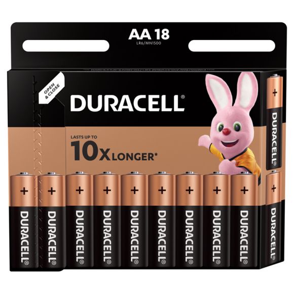Батарейка Duracell Basic AA (LR6) алкалиновая, 18BL
