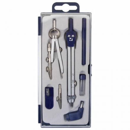 Готовальня BRAUBERG "Student Oxford", 7 предметов: наполнение-1, пенал с подвесом, 210347 Готовальня BRAUBERG "Student Oxford", 7 предметов: наполнение-1, пенал с подвесом, 210347