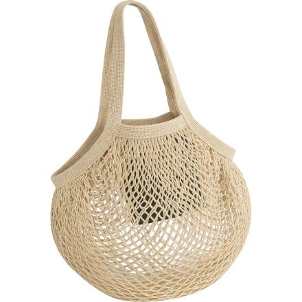 Сумка для покупок авоська Сетка для шопинга Mesh, натуральный/черный/937309
